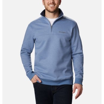 Columbia Muške Majice S Kapuljačom - Hart Mountain II Half Zip Plave Sive | RCVX-29076